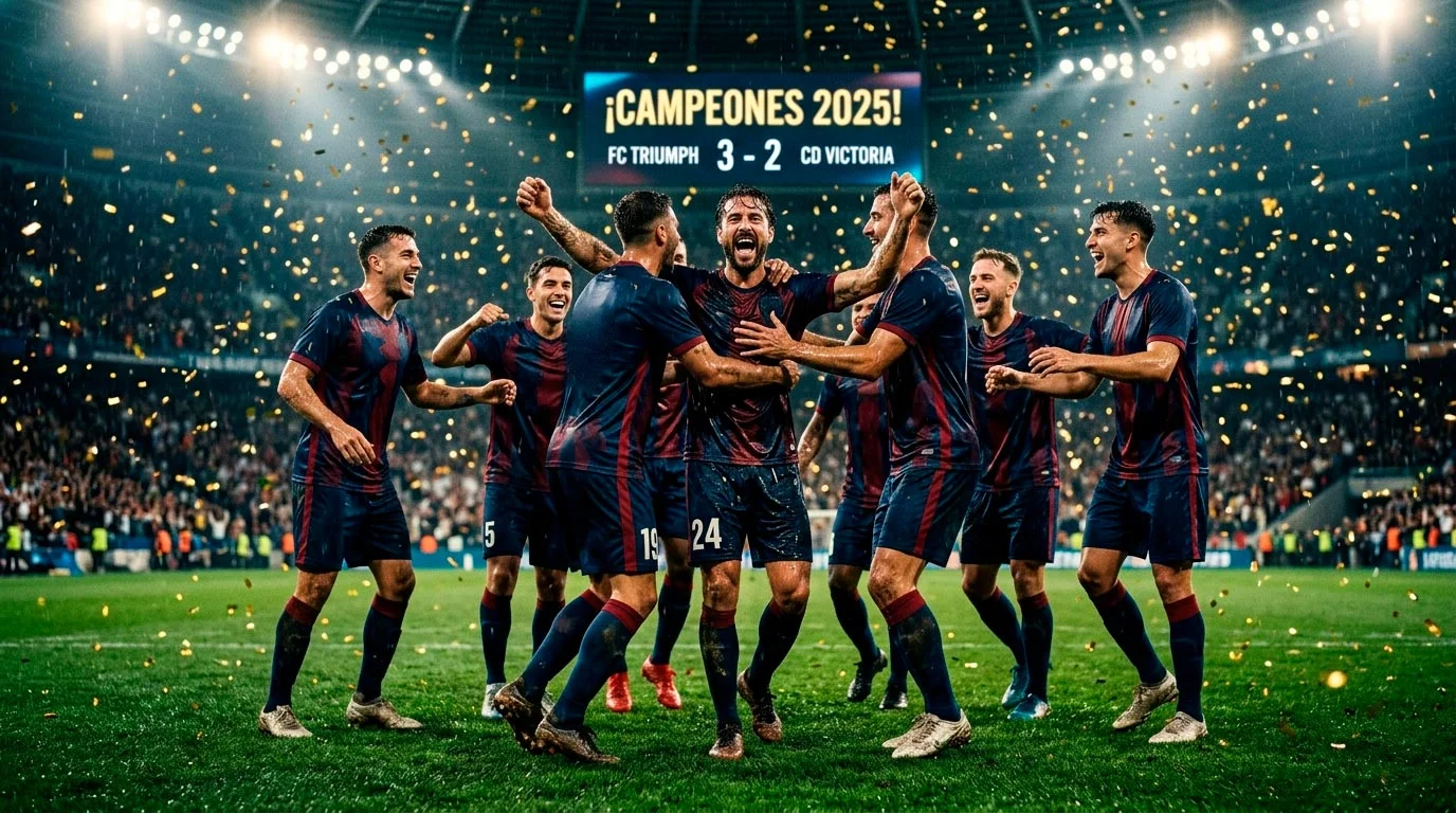 Jugadores del PSG celebrando la victoria en la final de la Champions League 2025